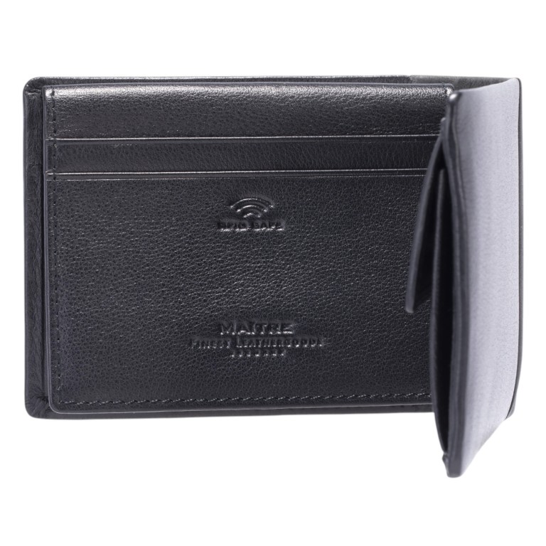 Geldbörse Bundenbach Wolfram mit RFID-Schutz Schwarz, Farbe: schwarz, Marke: Maitre, EAN: 4048835272564, Abmessungen in cm: 11x8x2, Bild 2 von 5