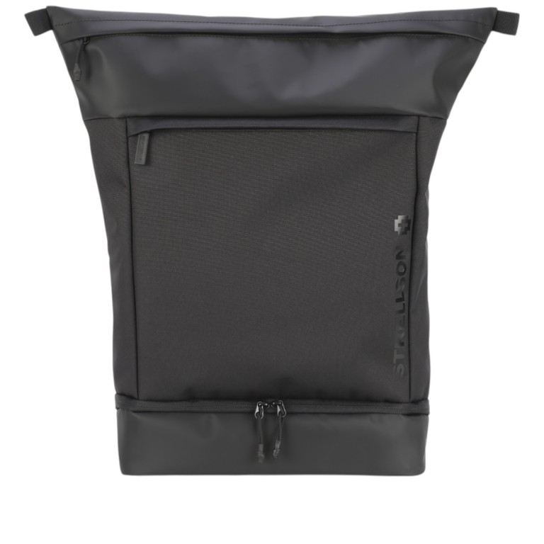 Rucksack Alperton Backpack Sebastian LVZ Black, Farbe: schwarz, Marke: Strellson, EAN: 4048835261179, Abmessungen in cm: 32x53x17, Bild 1 von 6