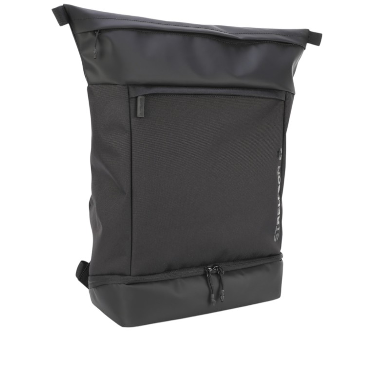 Rucksack Alperton Backpack Sebastian LVZ Black, Farbe: schwarz, Marke: Strellson, EAN: 4048835261179, Abmessungen in cm: 32x53x17, Bild 2 von 6