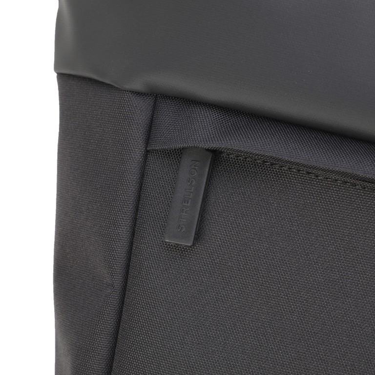 Rucksack Alperton Backpack Sebastian LVZ Black, Farbe: schwarz, Marke: Strellson, EAN: 4048835261179, Abmessungen in cm: 32x53x17, Bild 6 von 6