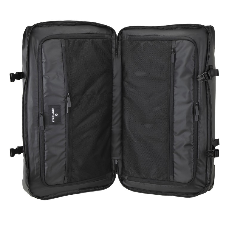 Reisetasche Stockwell 2.0 Trolleycase MVZ Black, Farbe: schwarz, Marke: Strellson, EAN: 4048835157557, Abmessungen in cm: 35.5x67x30, Bild 4 von 6