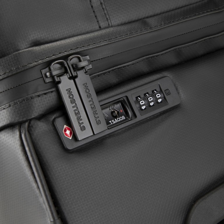 Reisetasche Stockwell 2.0 Trolleycase MVZ Black, Farbe: schwarz, Marke: Strellson, EAN: 4048835157557, Abmessungen in cm: 35.5x67x30, Bild 5 von 6