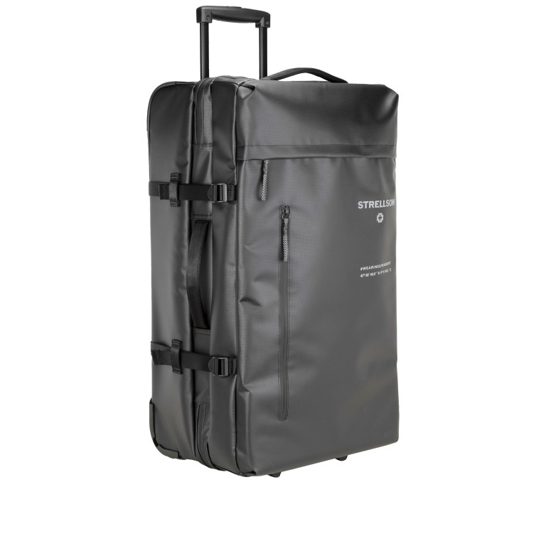 Reisetasche Stockwell 2.0 Trolleycase MVZ Black, Farbe: schwarz, Marke: Strellson, EAN: 4048835157557, Abmessungen in cm: 35.5x67x30, Bild 2 von 6