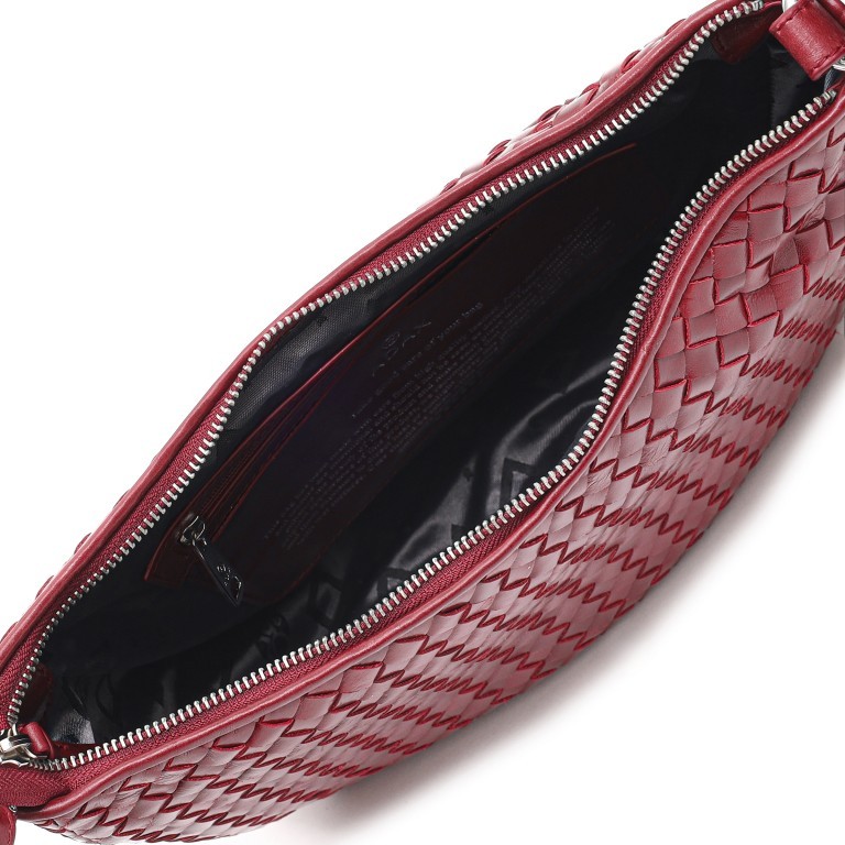 Beuteltasche Salerno Marlin Amaretto, Farbe: rot/weinrot, Marke: Adax, EAN: 5705483265599, Abmessungen in cm: 31.5x22x10, Bild 9 von 9