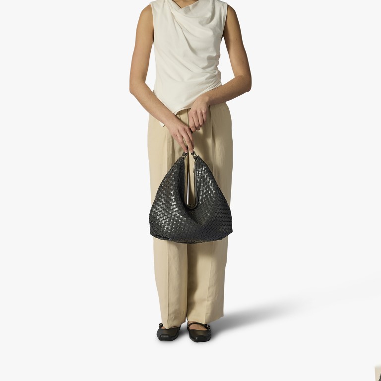 Beuteltasche Salerno Mindy Charcoal, Farbe: grau, Marke: Adax, EAN: 5705483270203, Abmessungen in cm: 38x35.5x10.5, Bild 8 von 10