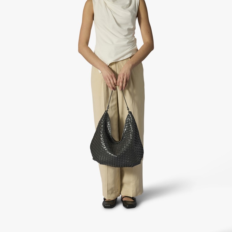 Beuteltasche Salerno Mindy Charcoal, Farbe: grau, Marke: Adax, EAN: 5705483270203, Abmessungen in cm: 38x35.5x10.5, Bild 7 von 10