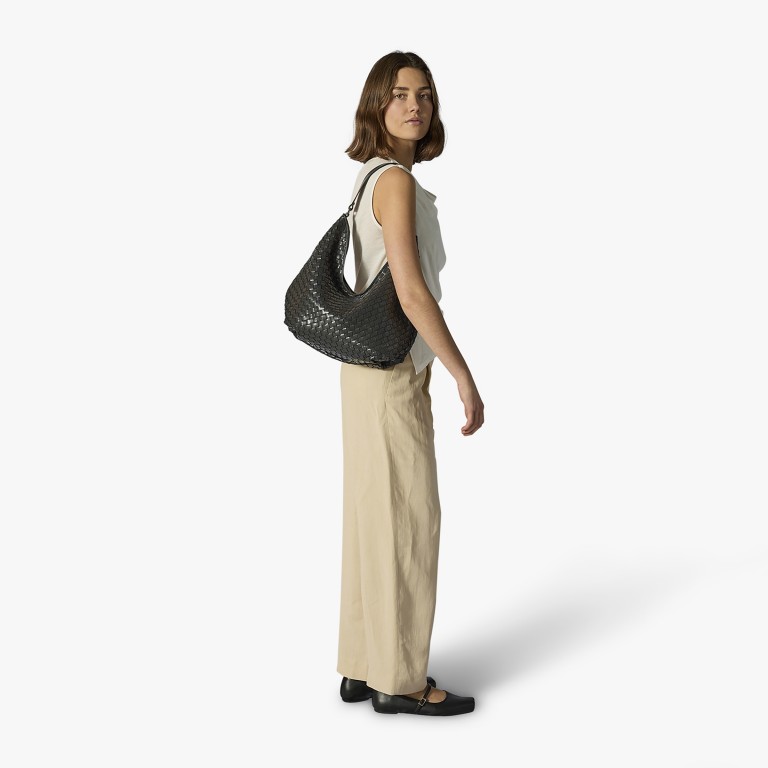 Beuteltasche Salerno Mindy Charcoal, Farbe: grau, Marke: Adax, EAN: 5705483270203, Abmessungen in cm: 38x35.5x10.5, Bild 4 von 10