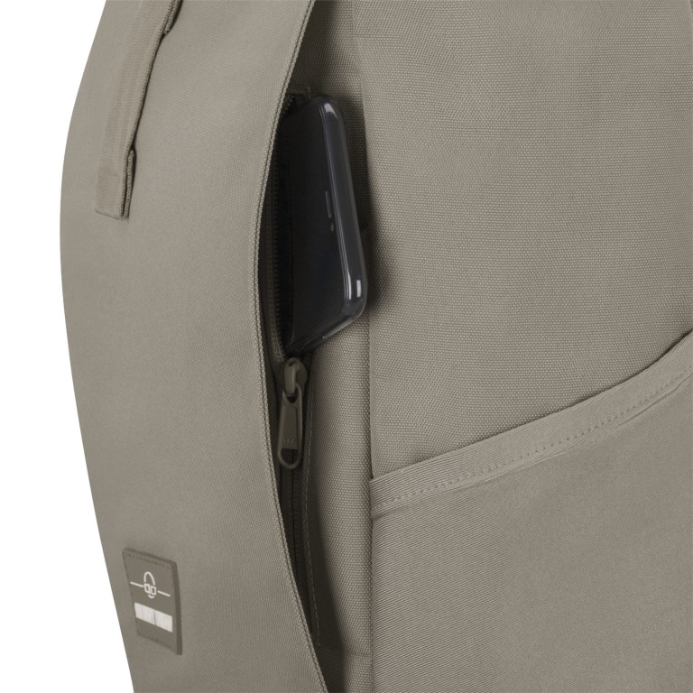 Rucksack Eco Series Allen Large erweiterbar Desert Grey, Farbe: taupe/khaki, Marke: Johnny Urban, EAN: 4260759424144, Abmessungen in cm: 31x45x14, Bild 9 von 12
