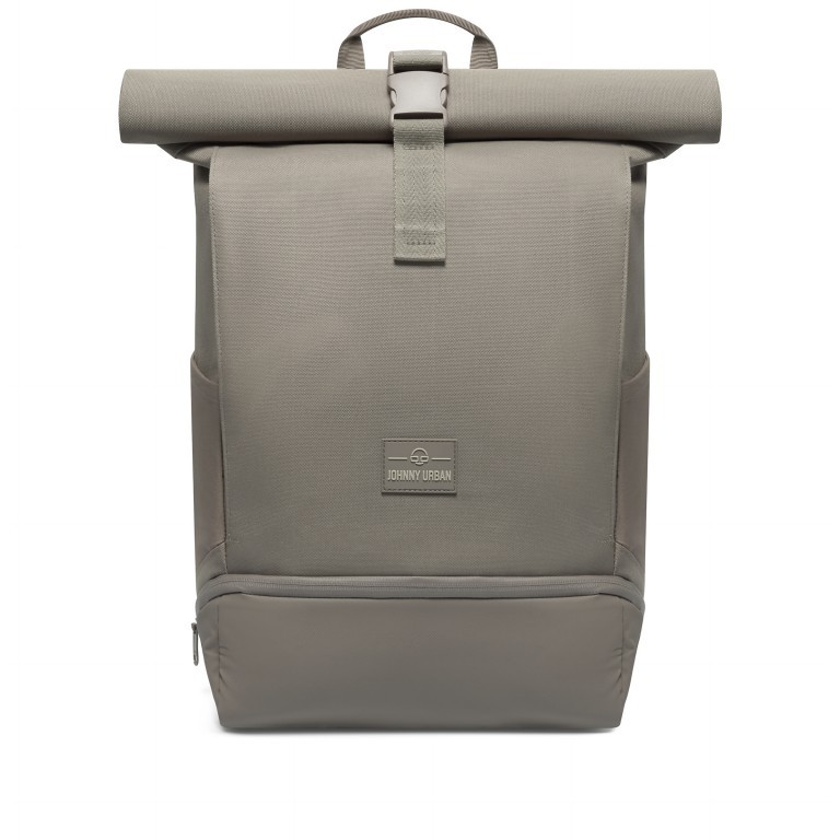 Rucksack Eco Series Allen Medium erweiterbar Desert Grey, Farbe: taupe/khaki, Marke: Johnny Urban, EAN: 4260759424137, Abmessungen in cm: 28.5x40.5x13, Bild 1 von 8