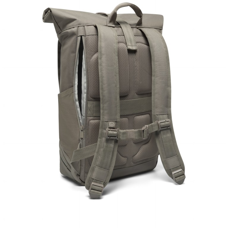 Rucksack Eco Series Allen Medium erweiterbar Desert Grey, Farbe: taupe/khaki, Marke: Johnny Urban, EAN: 4260759424137, Abmessungen in cm: 28.5x40.5x13, Bild 3 von 8