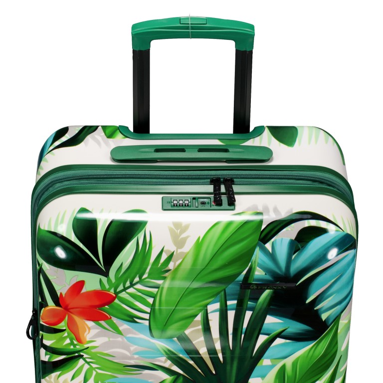 Koffer PC13 Größe 66 Light Flower, Farbe: bunt, Marke: Franky, EAN: 4251885972548, Abmessungen in cm: 45x66x26, Bild 8 von 8