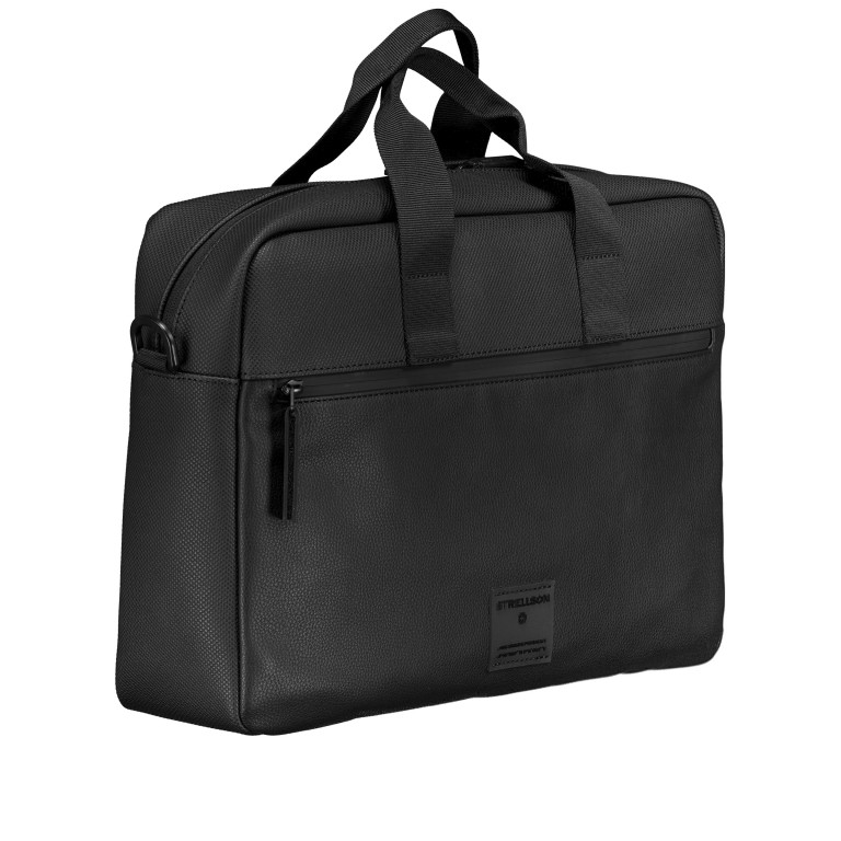 Aktentasche Westferry Briefbag Charles MHZ Black, Farbe: schwarz, Marke: Strellson, EAN: 4048835261223, Abmessungen in cm: 39.5x28x9.5, Bild 2 von 7