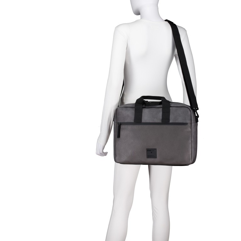 Aktentasche Westferry Briefbag Charles MHZ Dark Grey, Farbe: grau, Marke: Strellson, EAN: 4048835262497, Abmessungen in cm: 39.5x28x9.5, Bild 6 von 8