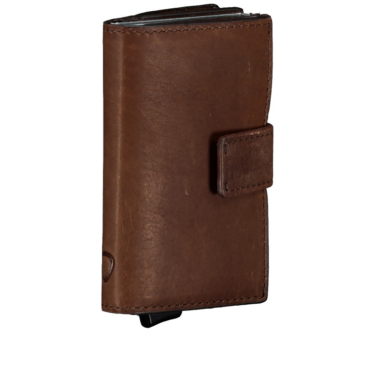 Geldbörse Camden E-Cage C-Four Dark Brown, Farbe: braun, Marke: Strellson, EAN: 4048835091721, Abmessungen in cm: 6.5x10.2x3, Bild 2 von 7