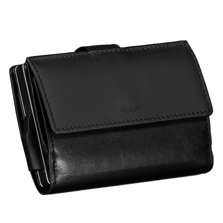 Geldbörse Manciano E-Cage C-Three mit RFID-Schutz Black, Farbe: schwarz, Marke: Joop!, EAN: 4048835244684, Abmessungen in cm: 7x10.5x2.5, Bild 2 von 4