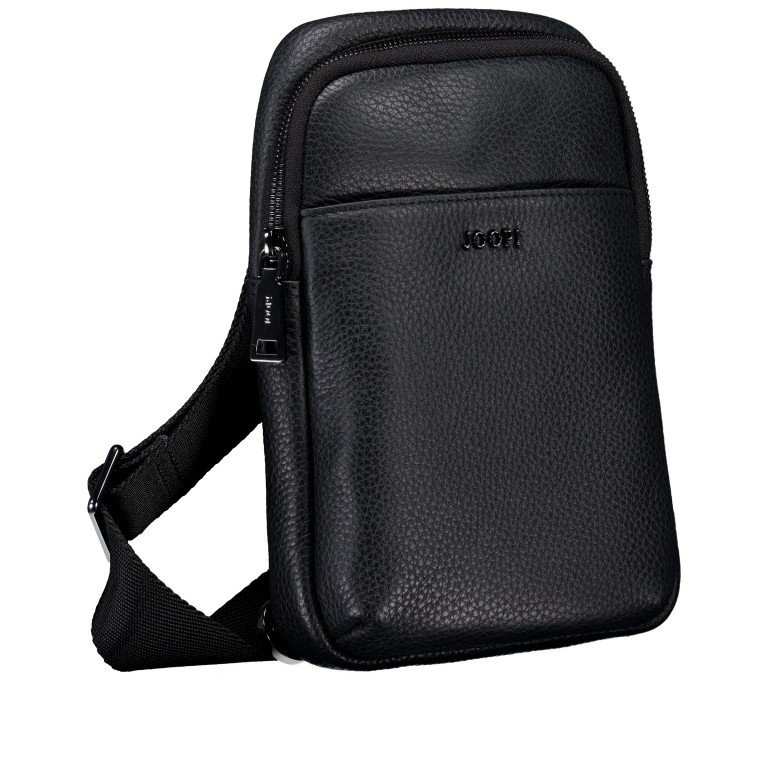 Umhängetasche Cardona Timo XSVZ Black, Farbe: schwarz, Marke: Joop!, EAN: 4048835251088, Abmessungen in cm: 17x23x5, Bild 2 von 5