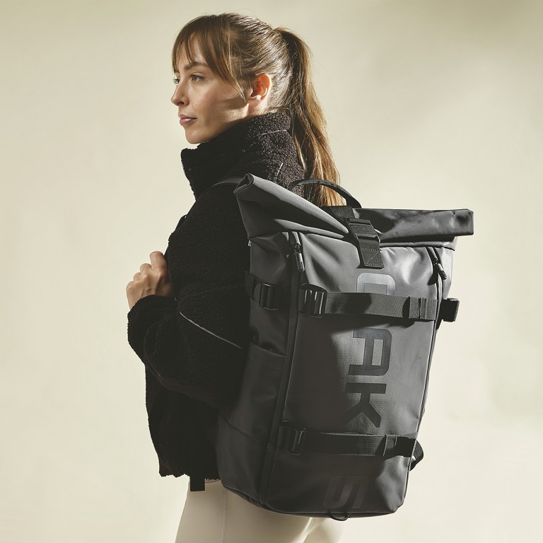 Rucksack Luminite Rolltop mit Laptopfach 16 Zoll Black, Farbe: schwarz, Marke: OAK25, EAN: 4260759424779, Abmessungen in cm: 31x44x16, Bild 8 von 15