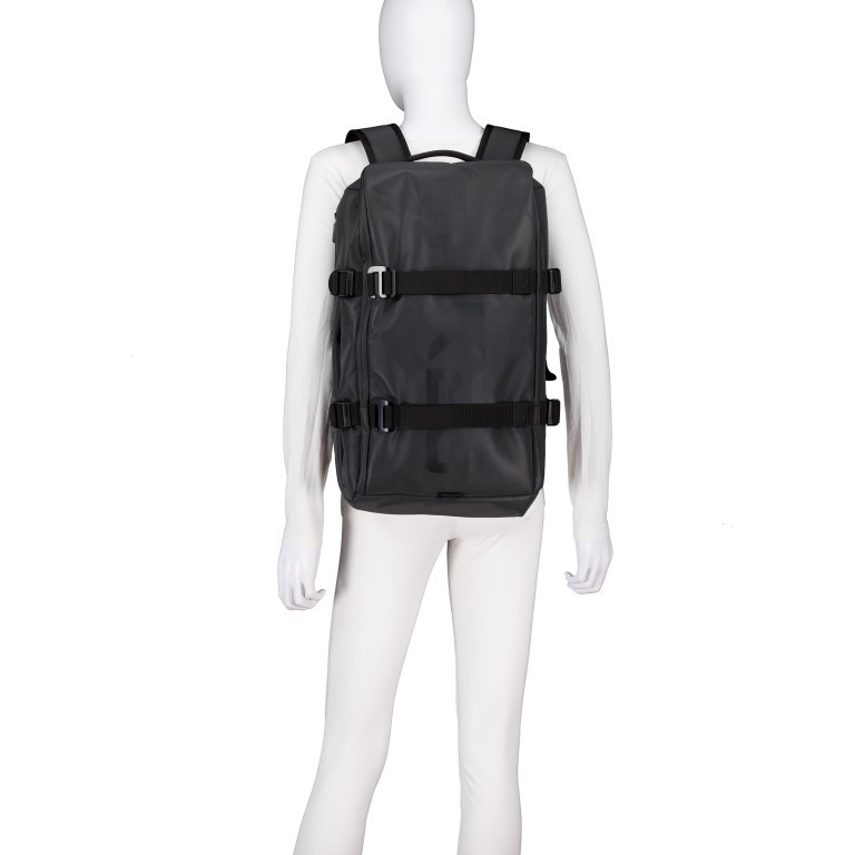 Rucksack Luminite Daypack mit Laptopfach 16 Zoll Black, Farbe: schwarz, Marke: OAK25, EAN: 4260759424762, Abmessungen in cm: 29x48x12, Bild 7 von 13