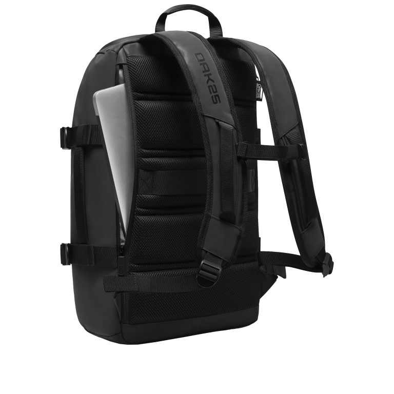 Rucksack Luminite Daypack mit Laptopfach 16 Zoll Black, Farbe: schwarz, Marke: OAK25, EAN: 4260759424762, Abmessungen in cm: 29x48x12, Bild 10 von 13