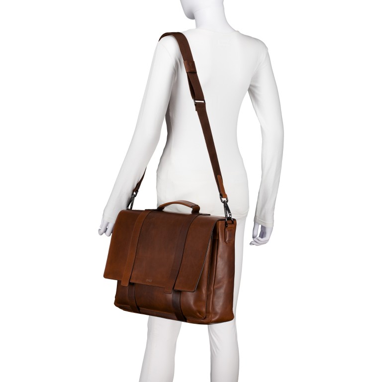 Aktentasche Cerratano Kreon MHF Cognac, Farbe: cognac, Marke: Joop!, EAN: 4048835273844, Abmessungen in cm: 40x33x13, Bild 4 von 7