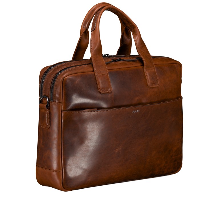 Aktentasche Cerratano Pandion MHZ Cognac, Farbe: cognac, Marke: Joop!, EAN: 4048835273646, Abmessungen in cm: 40x28x9.5, Bild 2 von 6