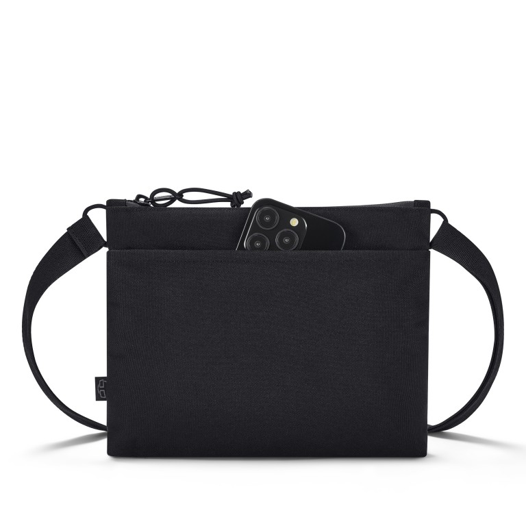 Umhängetasche Eco Series Drew Black, Farbe: schwarz, Marke: Johnny Urban, EAN: 4260759425998, Abmessungen in cm: 24x19x4, Bild 3 von 5