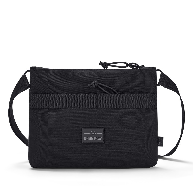 Umhängetasche Eco Series Drew Black, Farbe: schwarz, Marke: Johnny Urban, EAN: 4260759425998, Abmessungen in cm: 24x19x4, Bild 1 von 5