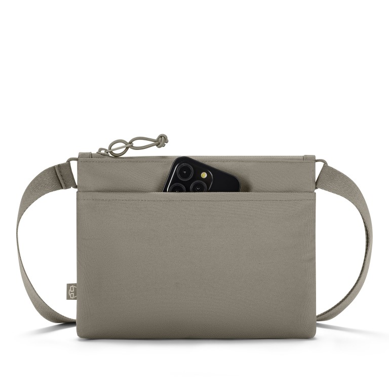Umhängetasche Eco Series Drew Desert Grey, Farbe: grau, Marke: Johnny Urban, EAN: 4260759426018, Abmessungen in cm: 24x19x4, Bild 3 von 5