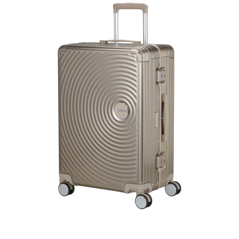 Koffer Soundbox 4-Rollen 68 cm Bronze, Farbe: braun, Marke: American Tourister, EAN: 5400520340375, Abmessungen in cm: 47x68x29, Bild 2 von 14