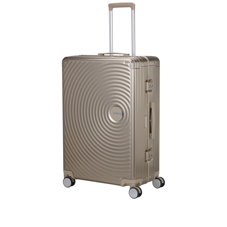 Koffer Soundbox 4-Rollen 77 CM Bronze, Farbe: braun, Marke: American Tourister, EAN: 5400520340412, Abmessungen in cm: 52x77x30, Bild 6 von 12