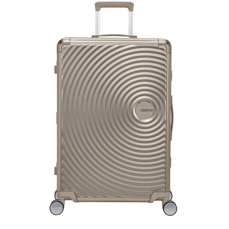 Koffer Soundbox 4-Rollen 77 CM Bronze, Farbe: braun, Marke: American Tourister, EAN: 5400520340412, Abmessungen in cm: 52x77x30, Bild 1 von 12