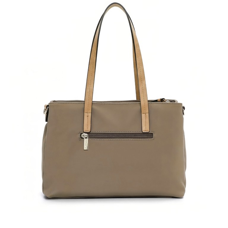 Shopper Gertraud Taupe, Farbe: taupe/khaki, Marke: Tamaris, EAN: 4063512145429, Abmessungen in cm: 31x22x10, Bild 3 von 8