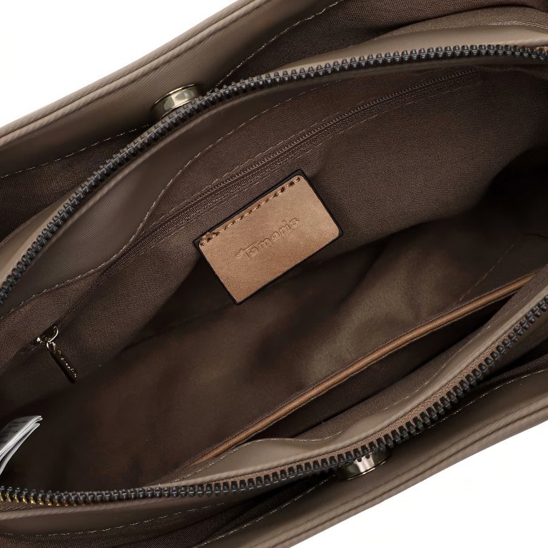 Shopper Gertraud Taupe, Farbe: taupe/khaki, Marke: Tamaris, EAN: 4063512145429, Abmessungen in cm: 31x22x10, Bild 7 von 8