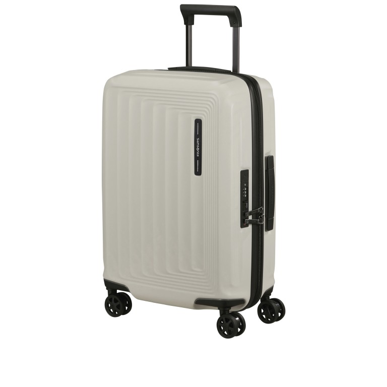 Koffer Nuon Spinner 55 erweiterbar Matt Quartz, Farbe: grau, Marke: Samsonite, EAN: 5400520333117, Abmessungen in cm: 40x55x20, Bild 2 von 18