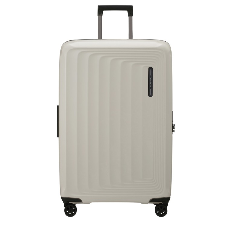 Koffer Nuon Spinner 75 erweiterbar Matt Quartz, Farbe: grau, Marke: Samsonite, EAN: 5400520333230, Abmessungen in cm: 49x75x30, Bild 1 von 17