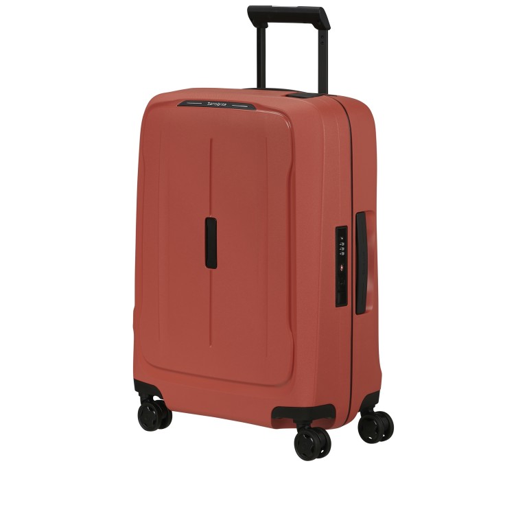 Handgepäck-Trolley Essens Spinner 55 IATA-Maß Clay, Farbe: orange, Marke: Samsonite, EAN: 5400520333322, Abmessungen in cm: 40x55x20, Bild 2 von 17