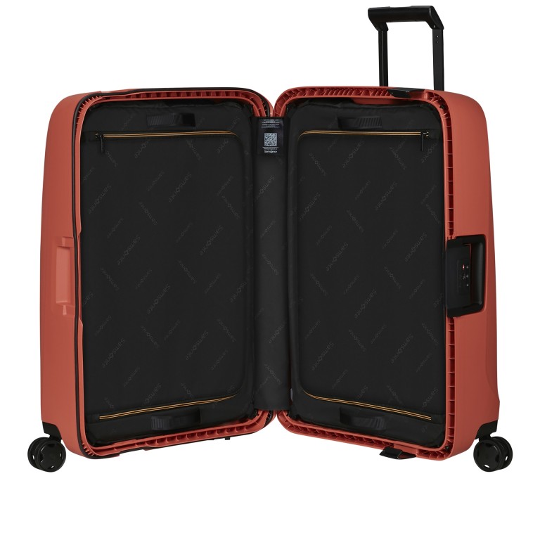 Koffer Essens Spinner 69 Clay, Farbe: orange, Marke: Samsonite, EAN: 5400520333339, Abmessungen in cm: 49x69x30, Bild 7 von 22
