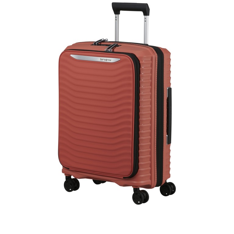 Handgepäck-Trolley Upscape Spinner 55 Easy Access ORANGE/Clay, Farbe: orange, Marke: Samsonite, EAN: 5400520333414, Abmessungen in cm: 40x55x23, Bild 2 von 15