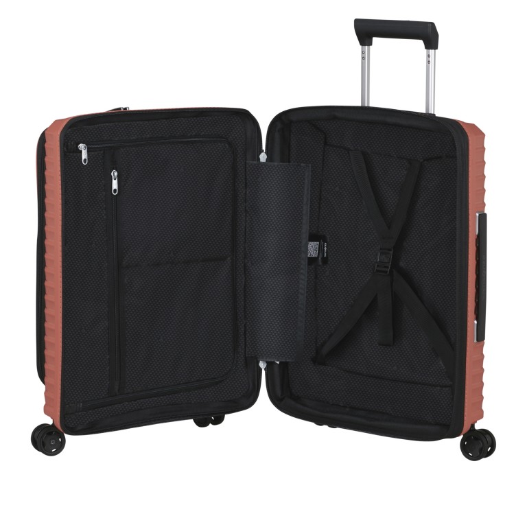 Handgepäck-Trolley Upscape Spinner 55 Easy Access ORANGE/Clay, Farbe: orange, Marke: Samsonite, EAN: 5400520333414, Abmessungen in cm: 40x55x23, Bild 9 von 15