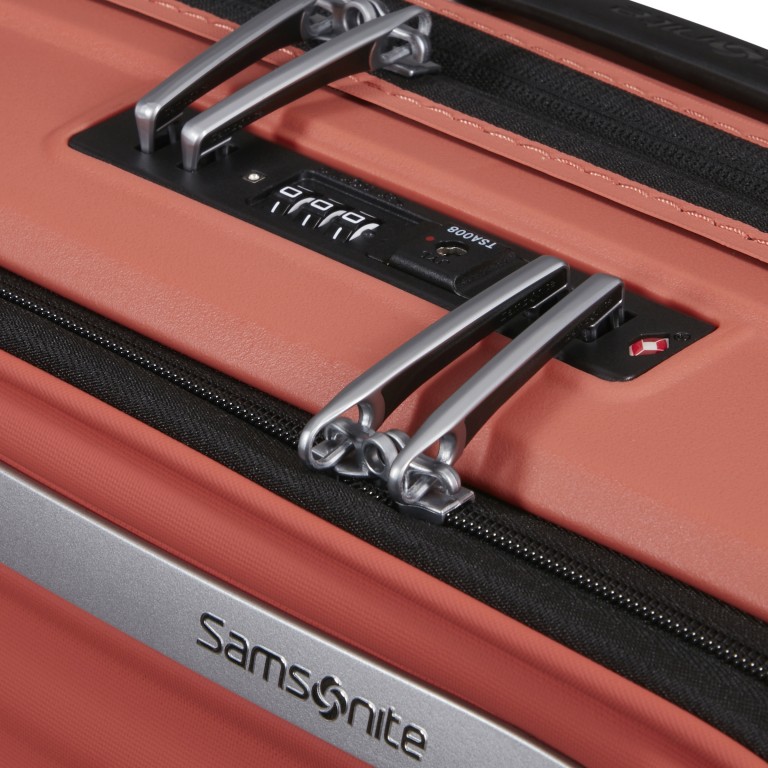 Handgepäck-Trolley Upscape Spinner 55 Easy Access ORANGE/Clay, Farbe: orange, Marke: Samsonite, EAN: 5400520333414, Abmessungen in cm: 40x55x23, Bild 11 von 15
