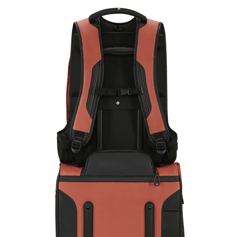 Rucksack Ecodiver Laptop Backpack L mit Laptopfach 17.3 Zoll Clay, Farbe: orange, Marke: Samsonite, EAN: 5400520331540, Abmessungen in cm: 35x48x23, Bild 6 von 13