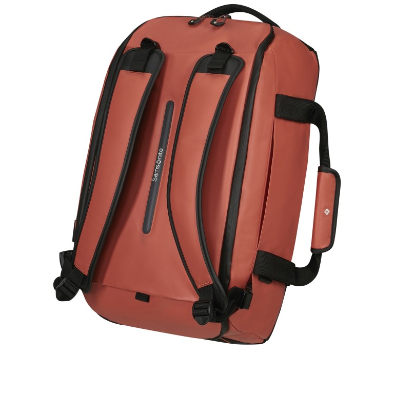 Reisetasche Ecodiver Duffle S auch als Rucksack nutzbar Clay, Farbe: orange, Marke: Samsonite, EAN: 5400520331588, Abmessungen in cm: 31x55x24, Bild 3 von 11