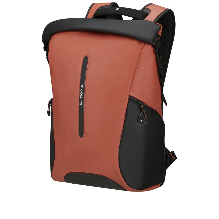 Rucksack Ecodiver Rolltop Backpack L erweiterbar Clay, Farbe: orange, Marke: Samsonite, EAN: 5400520331908, Bild 2 von 16