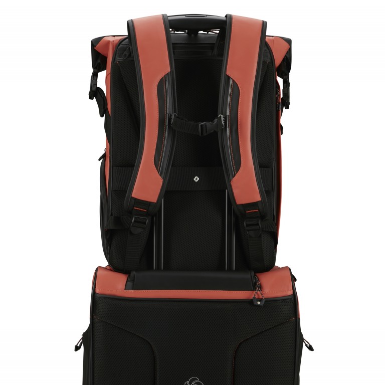 Rucksack Ecodiver Rolltop Backpack L erweiterbar Clay, Farbe: orange, Marke: Samsonite, EAN: 5400520331908, Bild 7 von 16