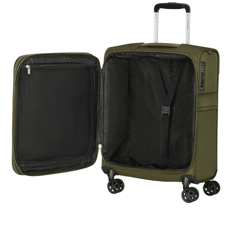 Koffer Urbify Spinner 55 expandable Wasabi, Farbe: grün/oliv, Marke: Samsonite, EAN: 5400520331922, Abmessungen in cm: 40x55x23, Bild 8 von 17