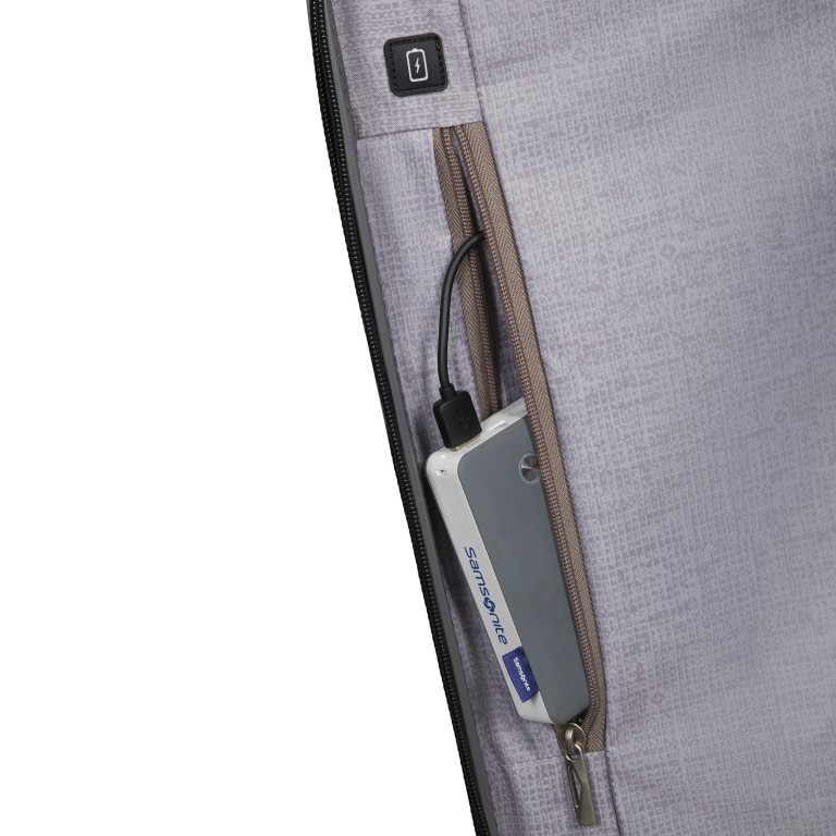 Koffer C-Lite Spinner 55 expandable Limited Aluminium, Farbe: metallic, Marke: Samsonite, EAN: 5400520347510, Abmessungen in cm: 40x55x20, Bild 10 von 17