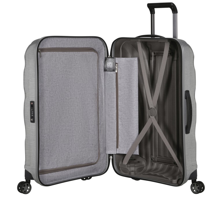 Koffer C-Lite Spinner 75 Limited Aluminium, Farbe: metallic, Marke: Samsonite, EAN: 5400520348029, Abmessungen in cm: 46x69x29, Bild 7 von 12