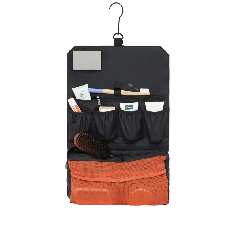 Kulturbeutel New Islands Socotra Black, Farbe: schwarz, Marke: Vaude, EAN: 4062218954922, Abmessungen in cm: 31x18x5, Bild 6 von 9