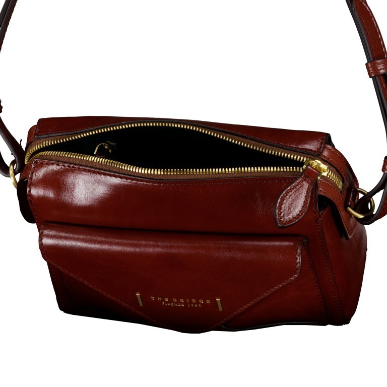 Umhängetasche Frida Camera Bag Cognac, Farbe: braun, Marke: The Bridge, EAN: 8033748553356, Abmessungen in cm: 20x13x5, Bild 7 von 7