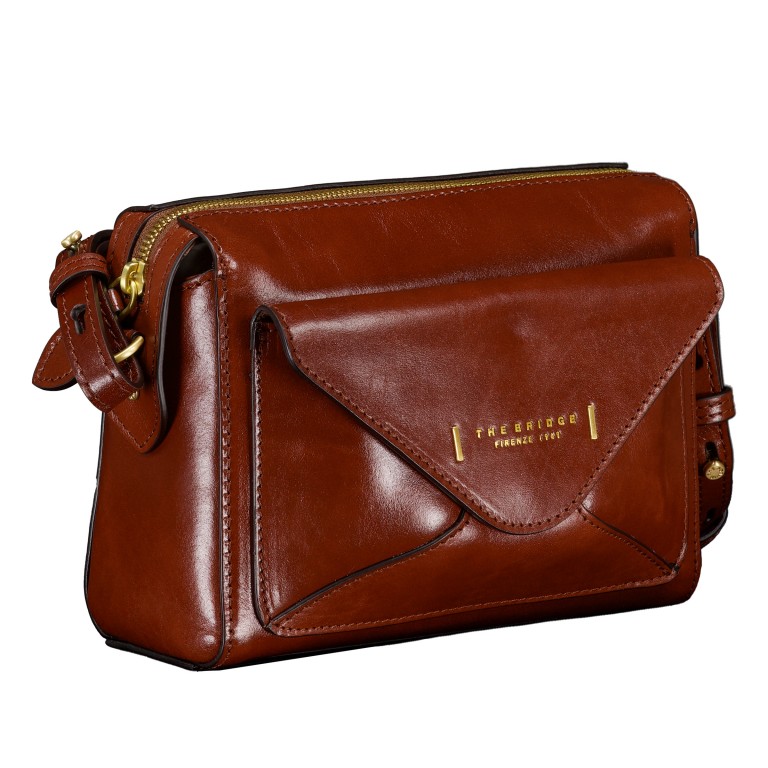 Umhängetasche Frida Camera Bag Marrone, Farbe: braun, Marke: The Bridge, EAN: 8033748553356, Abmessungen in cm: 20x13x5, Bild 2 von 7